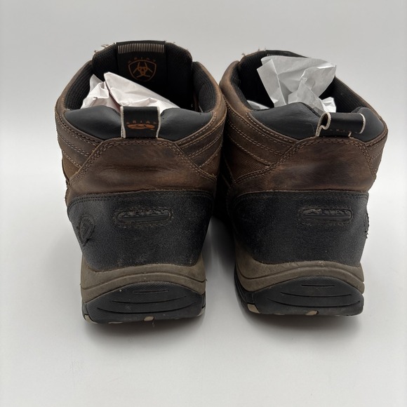 Ariat ATS Terrain Hiking Boots 10002182 Leather Men Sz 13 EE Extra Wide Brown - Picture 5 of 11